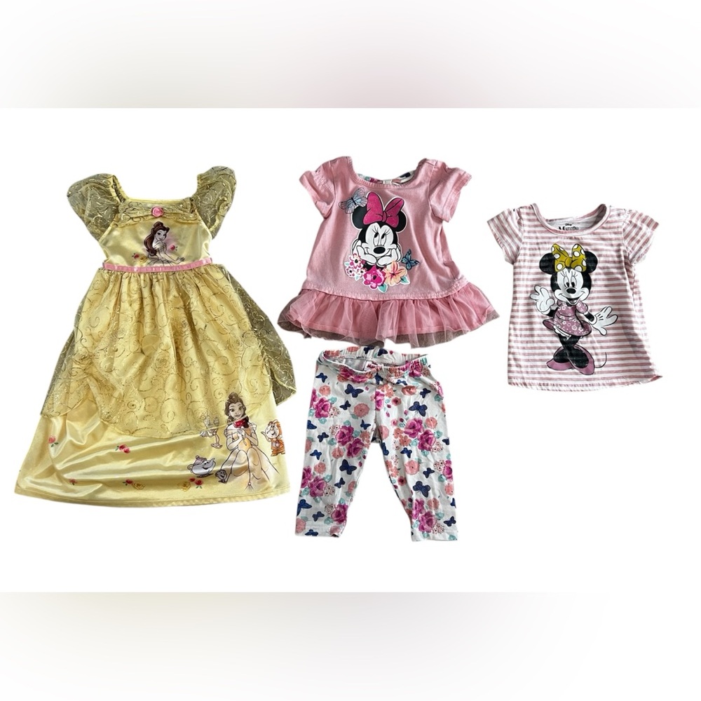 Disney Princess and Minnie Mouse Girls Outfit Set
